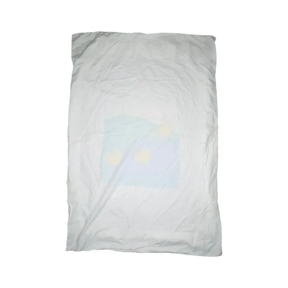 Rare Vintage Bunny Bee Crib Duvet Quilt Cover White Ducks Swimming in a Pond